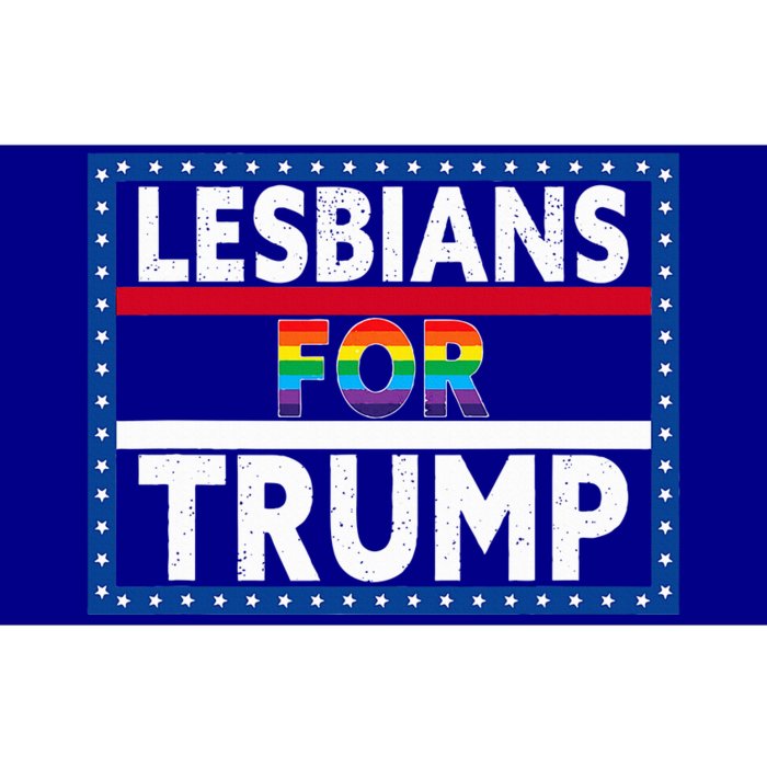 Lesbians For Trump 2024 President Election Vote Trump Bumper Sticker