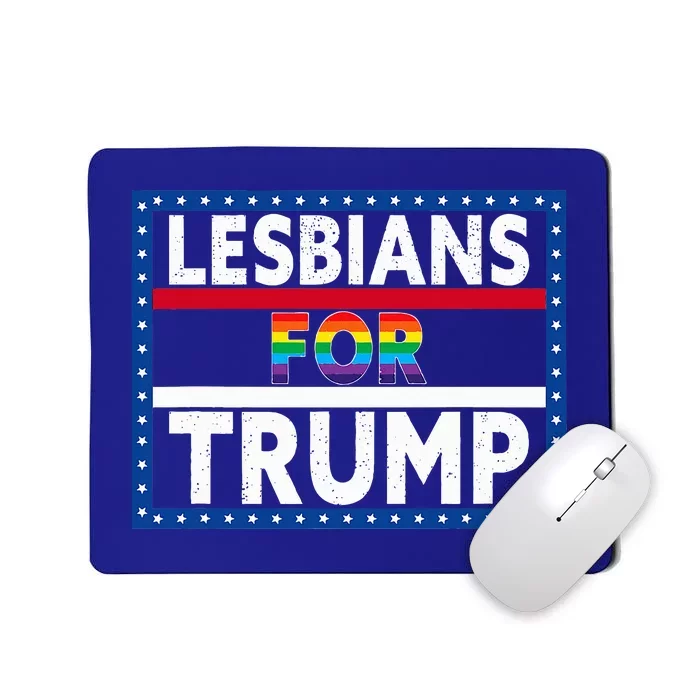 Lesbians For Trump 2024 President Election Vote Trump Mousepad