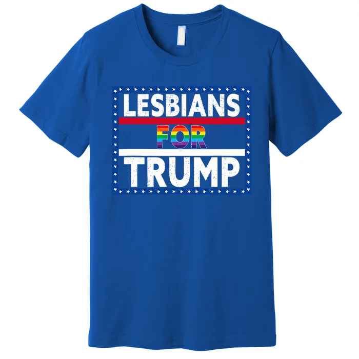 Lesbians For Trump 2024 President Election Vote Trump Premium T-Shirt