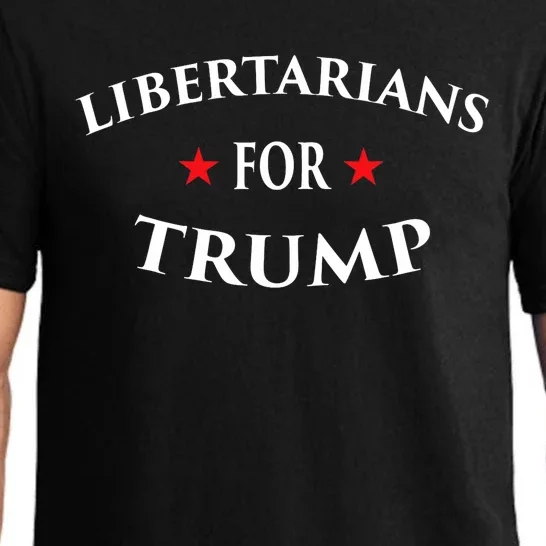 Libertarians For Trump Party Independent Red Wave Pajama Set