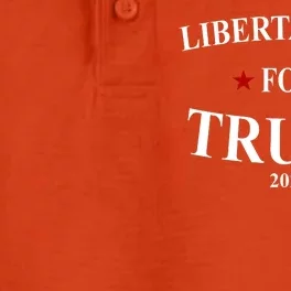 Libertarians For Trump 2024 Dry Zone Grid Performance Polo