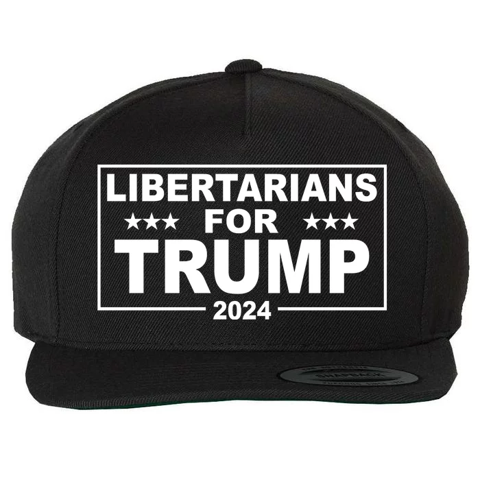 Libertarians For Trump 2024 Political Wool Snapback Cap