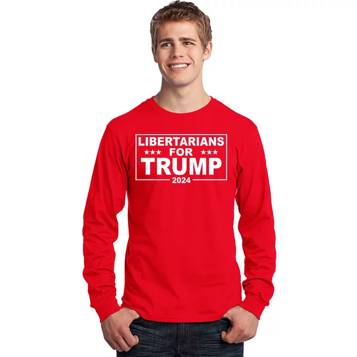 Libertarians For Trump 2024 Political Long Sleeve Shirt