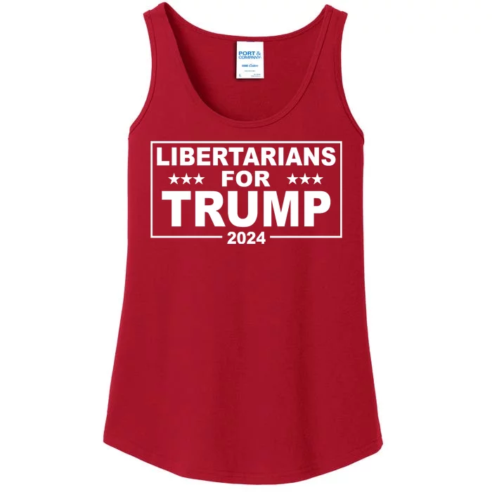 Libertarians For Trump 2024 Political Ladies Essential Tank