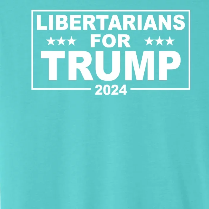 Libertarians For Trump 2024 Political ChromaSoft Performance T-Shirt