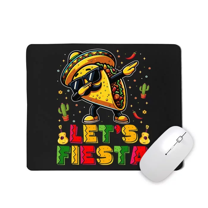 LetS Fiesta Taco Cinco De Mayo Mexican Party Mousepad