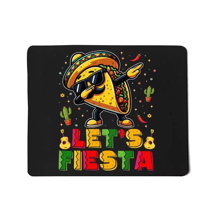 LetS Fiesta Taco Cinco De Mayo Mexican Party Mousepad