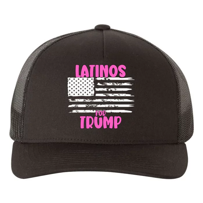 Latinos For Trump Latinos Conservative Merch Premium Yupoong Adult 5-Panel Trucker Hat