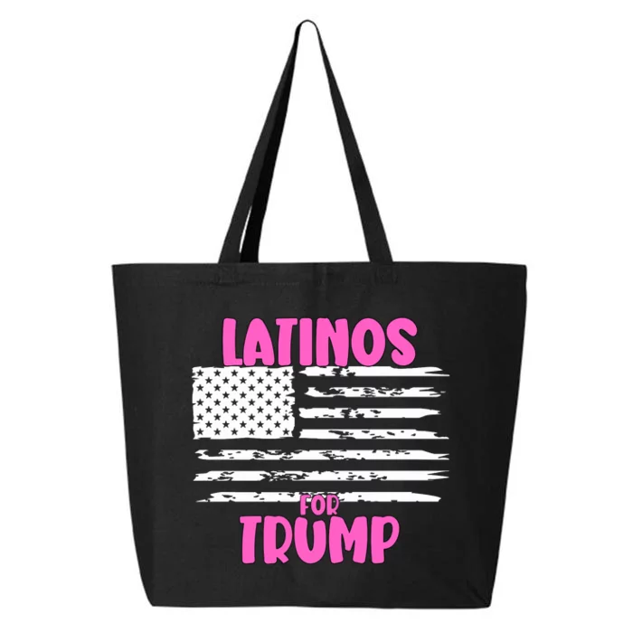 Latinos For Trump Latinos Conservative Merch Premium 25L Jumbo Tote