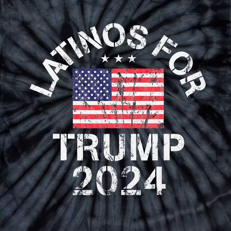 Latinos For Trump 2024 Tie-Dye T-Shirt