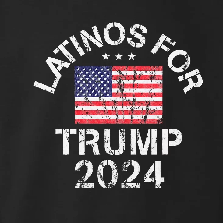 Latinos For Trump 2024 Toddler Hoodie