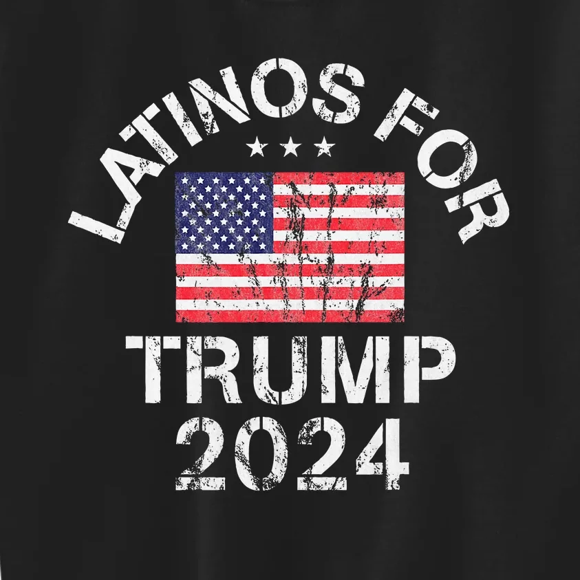 Latinos For Trump 2024 Kids Sweatshirt