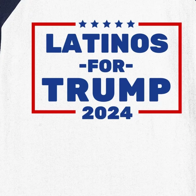 Latinos For Trump 2024 Baseball Sleeve Shirt