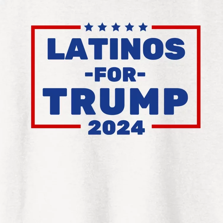 Latinos For Trump 2024 Women's Crop Top Tee