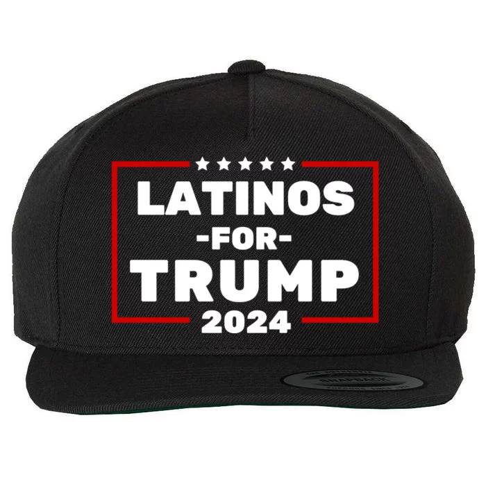 Latinos For Trump 2024 Wool Snapback Cap