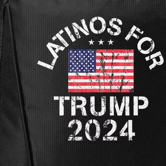 Latinos For Trump 2024 City Backpack