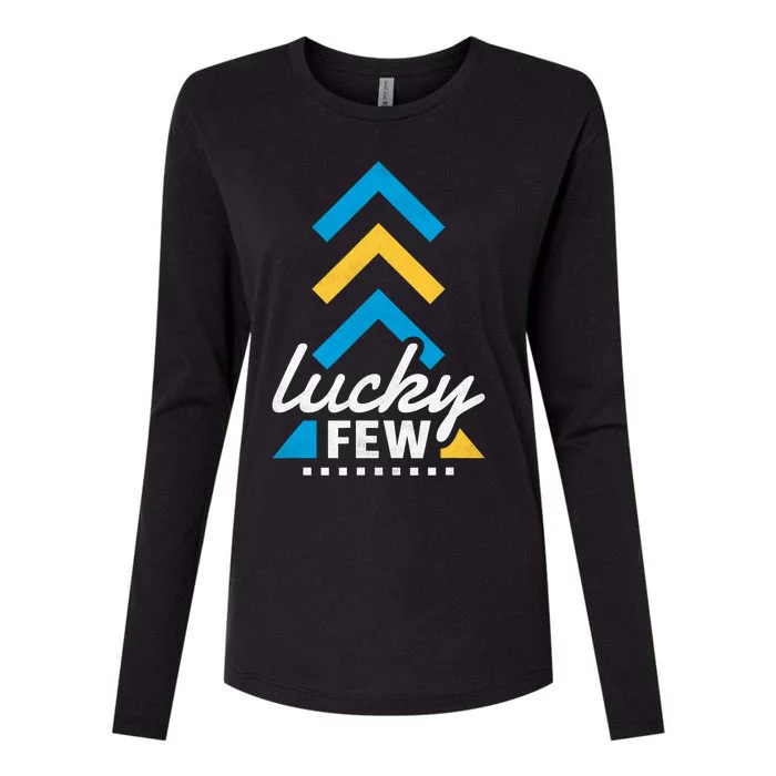 Lucky Few T21 Awareness Womens Cotton Relaxed Long Sleeve T-Shirt