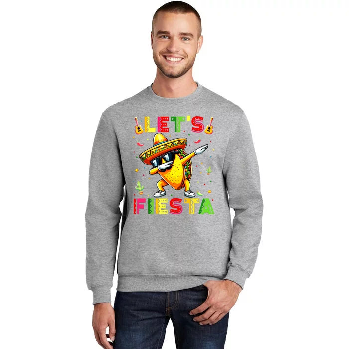 Lets Fiesta Taco Cinco De Mayo Boy Mexican Party Tall Sweatshirt