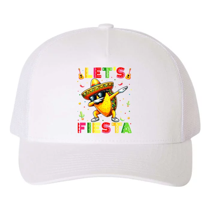 Lets Fiesta Taco Cinco De Mayo Boy Mexican Party Yupoong Adult 5-Panel Trucker Hat