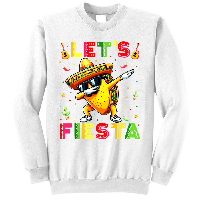 Lets Fiesta Taco Cinco De Mayo Boy Mexican Party Sweatshirt