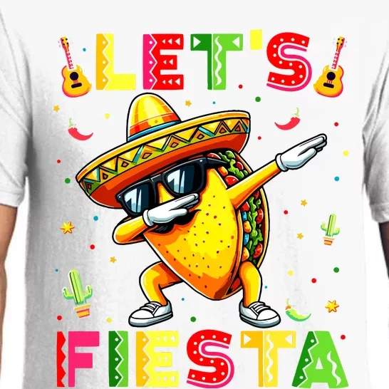 Lets Fiesta Taco Cinco De Mayo Boy Mexican Party Pajama Set