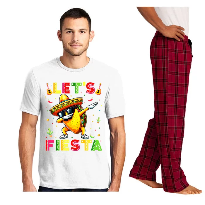 Lets Fiesta Taco Cinco De Mayo Boy Mexican Party Pajama Set