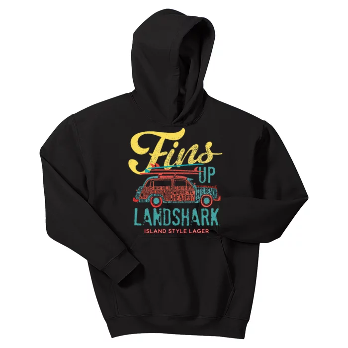 LANDSHARK FINS UP WOODY Kids Hoodie