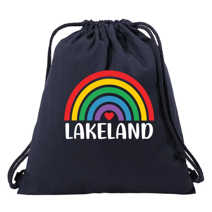 Lakeland Florida Usa Travel I Love Lakeland Meaningful Gift Drawstring Bag