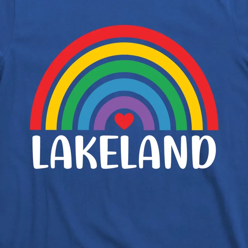 Lakeland Florida Usa Travel I Love Lakeland Funny Gift T-Shirt