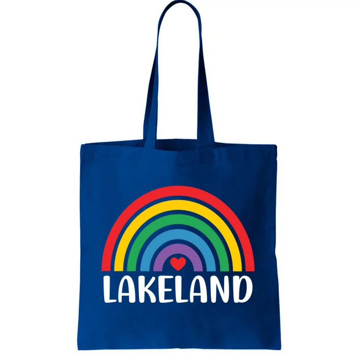 Lakeland Florida Usa Travel I Love Lakeland Funny Gift Tote Bag