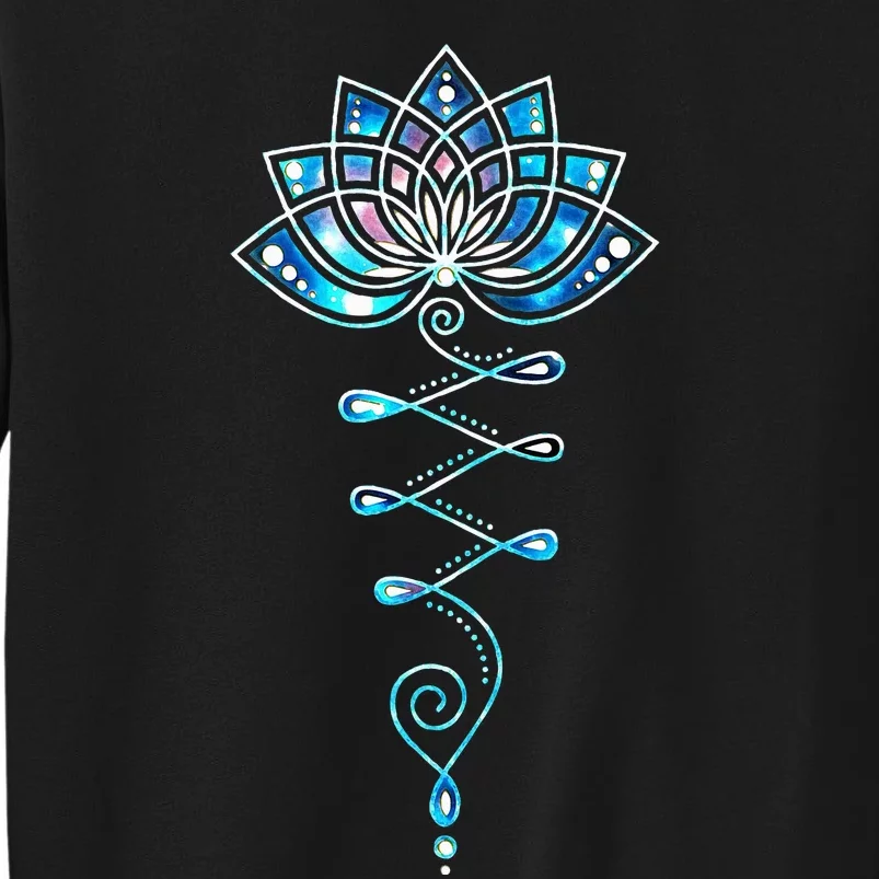 Lotus Flower Unalome Yoga Meditation Awareness Zen Sweatshirt