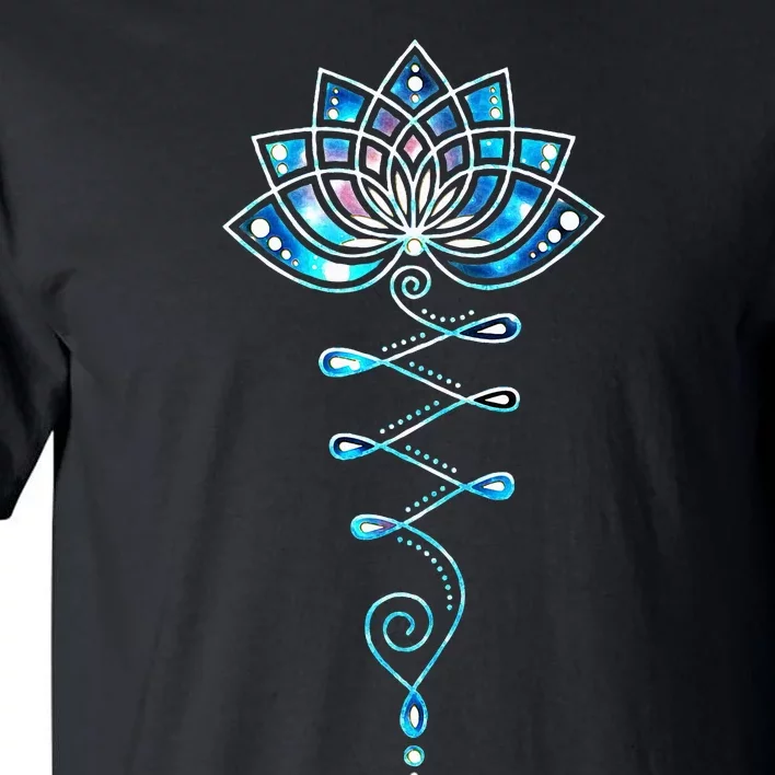 Lotus Flower Unalome Yoga Meditation Awareness Zen Tall T-Shirt