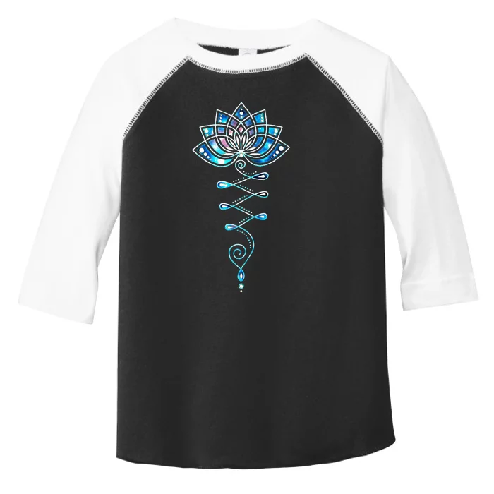 Lotus Flower Unalome Yoga Meditation Awareness Zen Toddler Fine Jersey T-Shirt