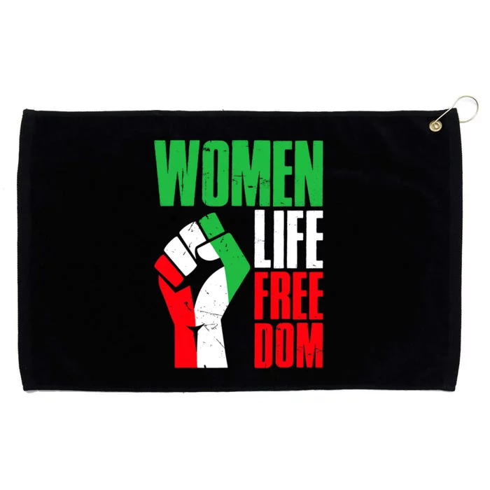 Life Freedom Vintage Iranian Distressed Free Iran Grommeted Golf Towel