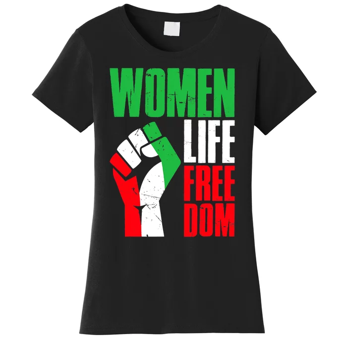 Life Freedom Vintage Iranian Distressed Free Iran Women's T-Shirt