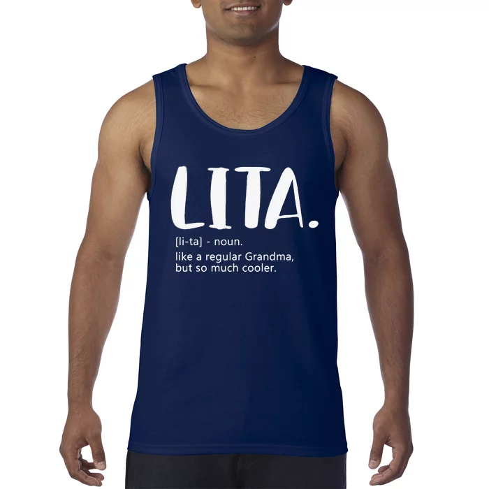 Lita For Women Mother's Day Idea For Grandma Lita Tank Top