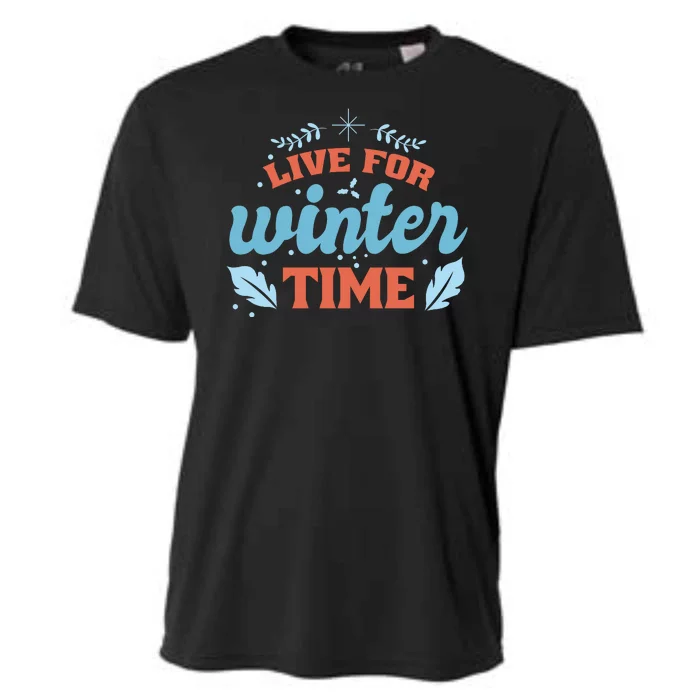 Live For Winter Time Cooling Performance Crew T-Shirt