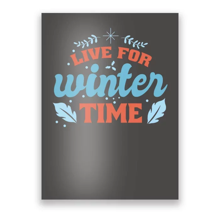 Live For Winter Time Poster