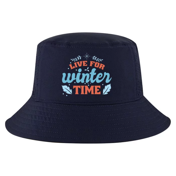 Live For Winter Time Cool Comfort Performance Bucket Hat