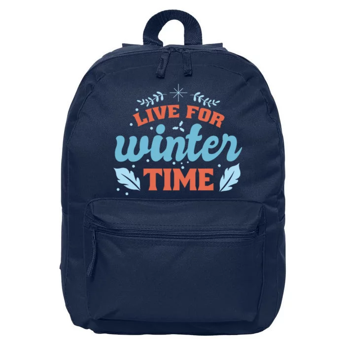 Live For Winter Time 16 in Basic Backpack