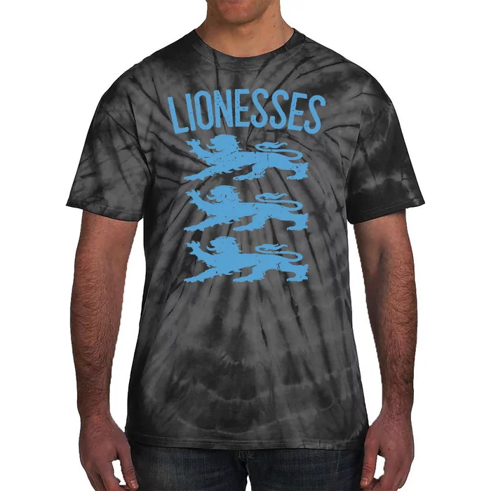 Lionesses For Women Retro England Tie-Dye T-Shirt