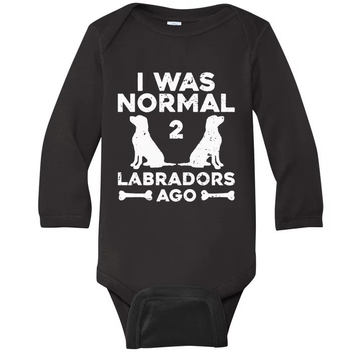 Labrador For Women Labrador Retriever Lovers Baby Long Sleeve Bodysuit