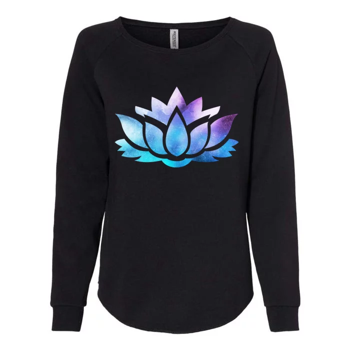 Lotus Flower Yoga Spiritual Dreamy Colorful Meaningful Gift Womens California Wash Sweatshirt