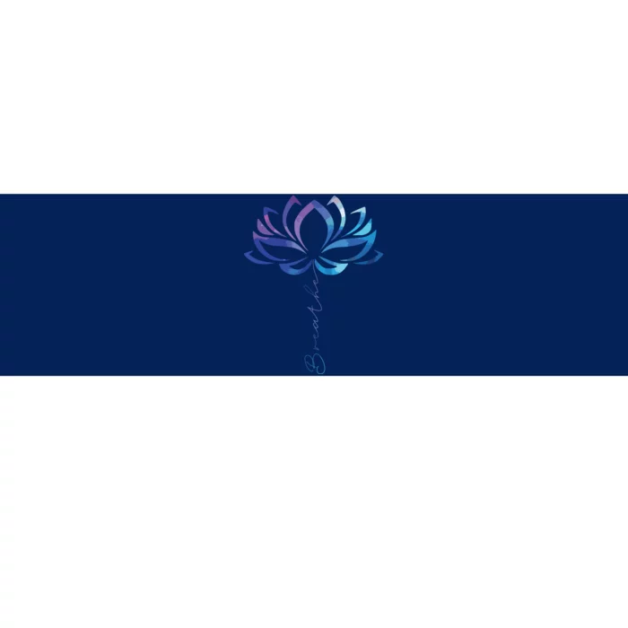 Lotus Flower Yoga Breathe Meditation Gift Peace Love Bumper Sticker