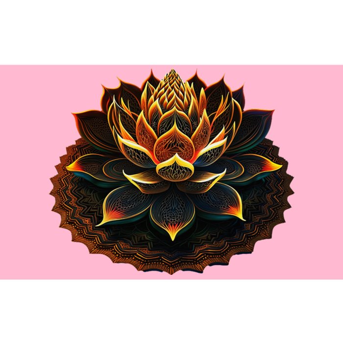 Lotus Flower Yoga Zen Bohemian Namaste Meditation Bumper Sticker