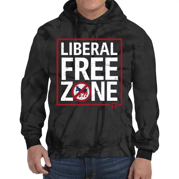 Liberal Free Zone Tie Dye Hoodie