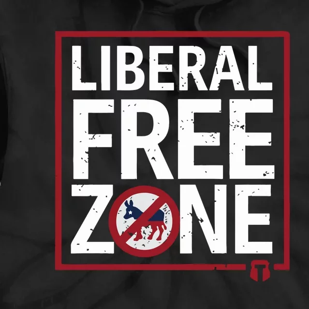 Liberal Free Zone Tie Dye Hoodie