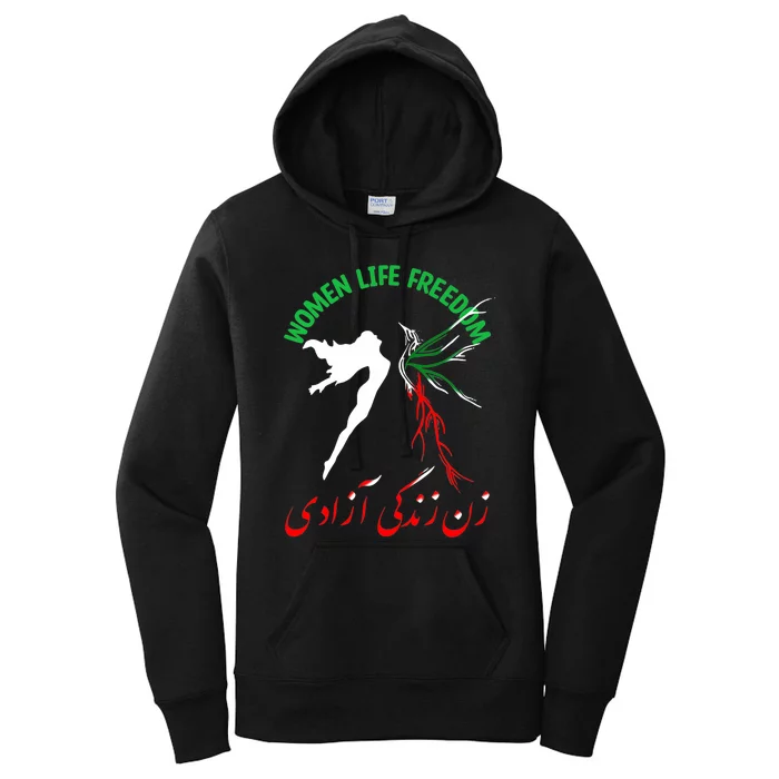 Life Freedom Zan Zendegi Azadi Iran Free Iranian Women's Pullover Hoodie