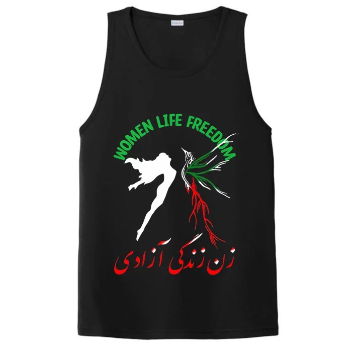 Life Freedom Zan Zendegi Azadi Iran Free Iranian Performance Tank