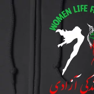 Life Freedom Zan Zendegi Azadi Iran Free Iranian Full Zip Hoodie